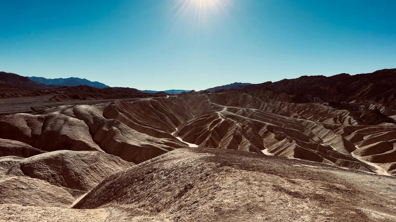 Zabriskie Point in Death Valley, CA